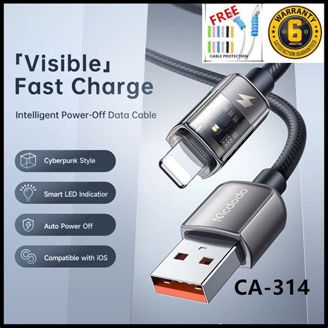 Mcdodo CA 315 6A USB To Type C Fast Charging Cable SuperVOOC SCP AFC