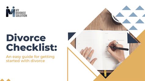 Divorce Checklist: Get Yourself Financially Prepared for Divorce