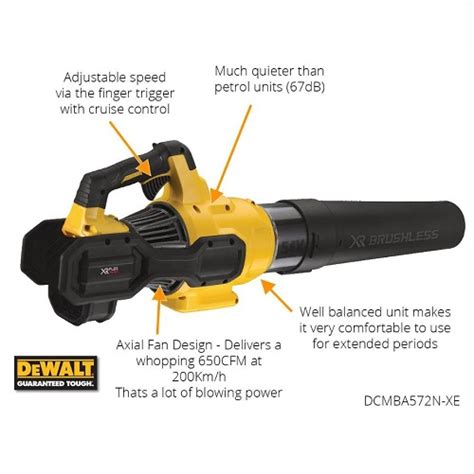 Dewalt Dcmba572n Xe 54v Flexvolt Xr Brushless Cordless Blower