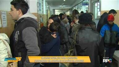 Bom Dia Paran Pacientes Fazem Fila Para Conseguir Atendimento No