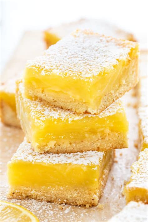 Easy Lemon Bars Recipe Jessica Gavin