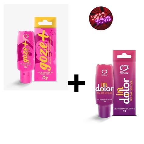 Goze Gel Acelerador Do Prazer 4 Em 1 E InDolor Gel