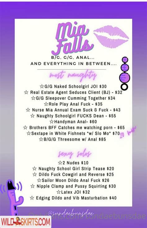 Mia Falls Sundaebunsdae Nude OnlyFans Leaked Photo