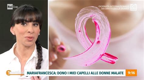 Donne solidarietà e prevenzione Unomattina 08 03 2024 YouTube