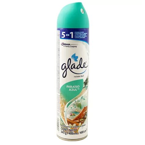 AROMATIZANTE AEROSOL GLADE PARAISO AZUL 400 ML Pedidos