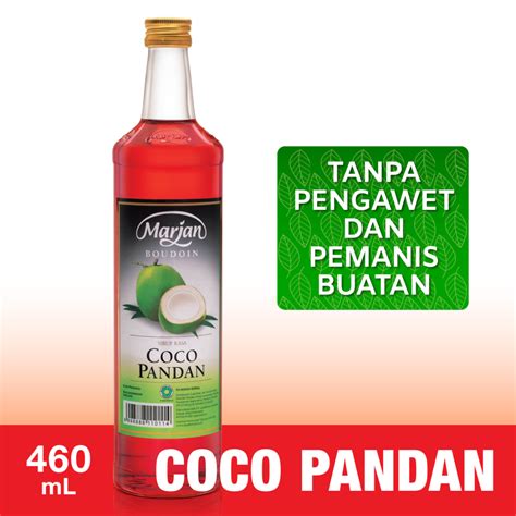 Jual Marjan Boudoin Syrup Cocopandan 460ml Shopee Indonesia