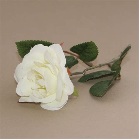 Cream White Garden Rose Pick Artificial Flowers Silk Roses Etsy