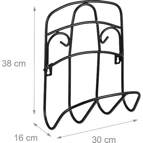 Relaxdays Hose Pipe Holder Wall Mounted For M Hoses Hang