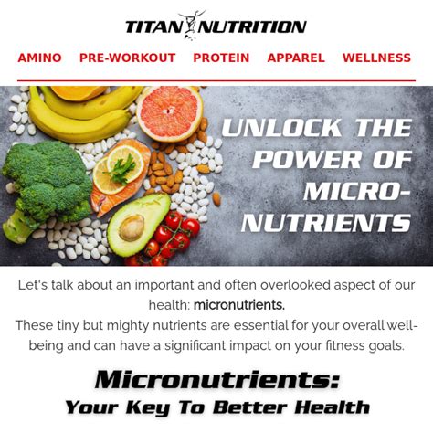 Exploring Micronutrients Why They Matter More Than You Think Titan