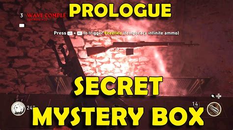 Call Of Duty Ww Zombies How To Unlock Mystery Box In Prologue