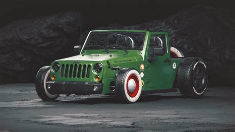 Jeep Wrangler "Rowdy Rubicon" Looks Like a Cute Rat Rod - autoevolution