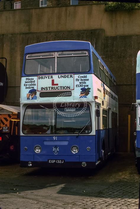 The Transport Library Brighton Daimler Fleetline Park Royal FNS 91