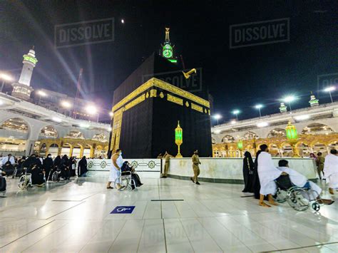 Pilgrims Around The Kaaba The Hajj Mekka Mecca Kingdom Of Saudi