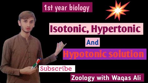 Isotonic Solution Hypertonic Solution And Hypotonic Solution Youtube