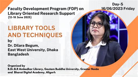 Library Tools And Techniques By Dr Dilara Begum East West University