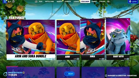 Fortnite X Lego Ninjago Item Shop Concept Youtube