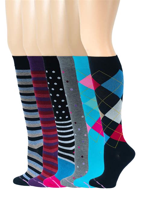 Buy Differenttouch 6 Pairs Pack Women Dr Motion Graduated Compression