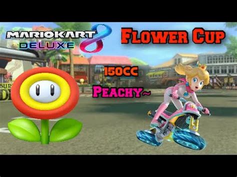 Mario Kart Deluxe Flower Cup Peach Gameplay Youtube