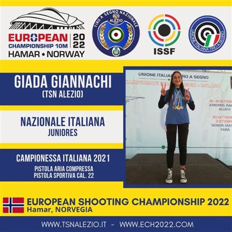 European Championship Giada Giannachi Vola In Norvegia Tiro A