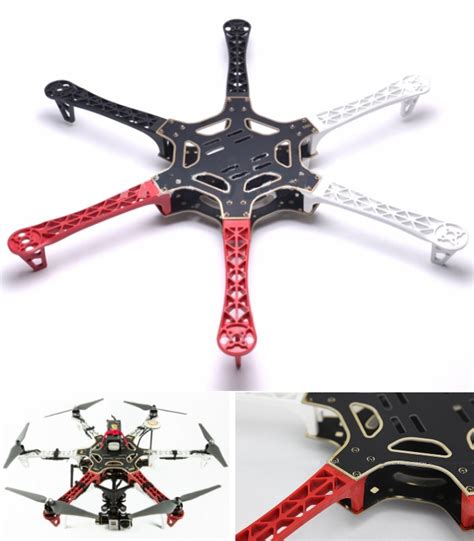 F Hexacopter Frame Kit Axis Multi Rotor Drone Flame Mm Airframe