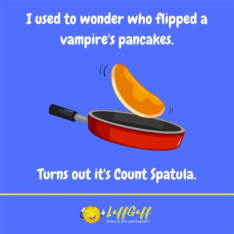 Funny Pancake Flipper Joke Laffgaff Home Of Laughter