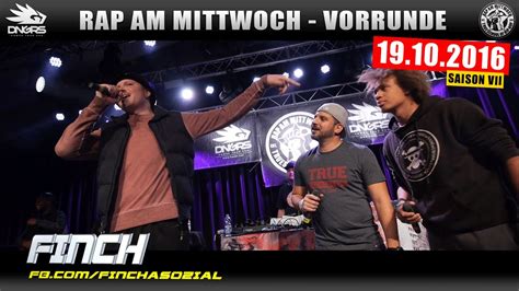 Rap Am Mittwoch M Nchen Battlemania Vorrunde Feat Finch