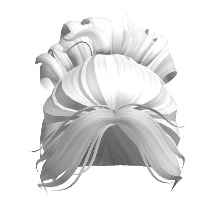 Soft Messy Updo Bun White Roblox Item Rolimon S