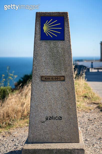 Kilometer Finisterre End Of Camino De Santiago Fisterra Sign Galicia