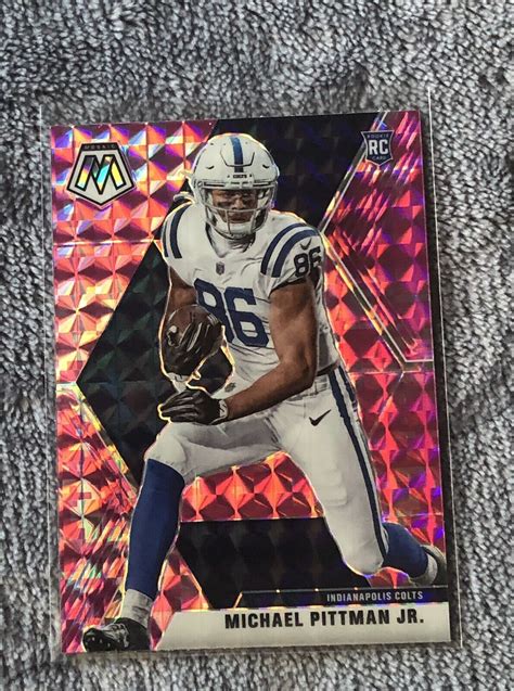 Panini Mosaic Michael Pittman Jr Pink Camo Prizm Rc Colts Ebay