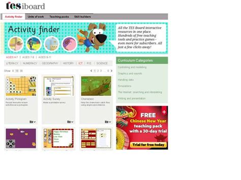 Ict Games And Interactive Games By Tes Iboard B Baxter Classroom Online