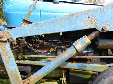 Fordson Dexta Tractor With Loader And Fork Lift Attachment Ebay