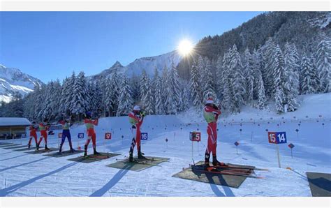 Biathlon Une E Tape Du Samse Biathlon National Tour Disput E Dans