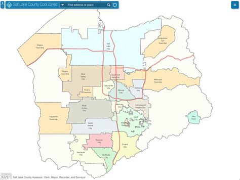 Salt Lake County Map – Map Of The Usa With State Names