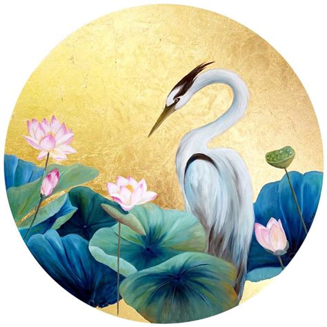 Heron | Paintings | PICTOCLUB