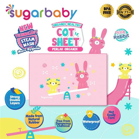 Jual Sugar Baby Premium Organic Healthy Cot Sheet Perlak Ondo