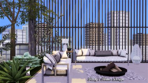 Ruby s Home Design June Release Sims 4 Luxury Penthouse 6月發行 現代奢華閣樓