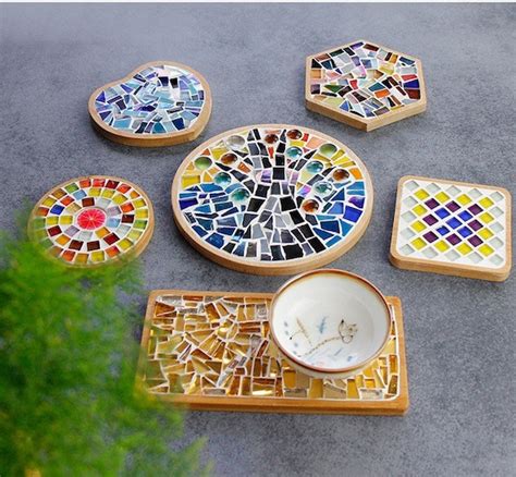 Mosaik Untersetzer Kit Diy Bastelset Basteln Sie Ihr Eigenes Etsy De