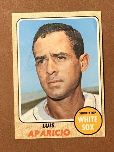 1968 Topps Luis Aparicio Card 310 VG EX HOF Chicago White Sox EBay