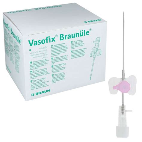 Vasofix Braun Le G X Mm Rosa Pzn