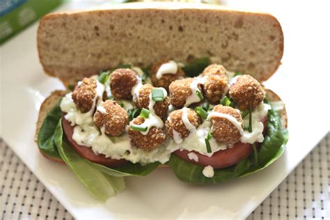 Veggie "Chicken" Po' Boy Sandwich - Father and Us