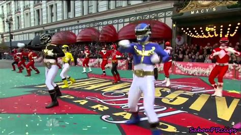 Thanksgiving Macy's Day Parade 2012 - Power Rangers MegaForce - YouTube