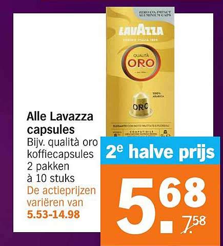 Alle Lavazza Capsules Aanbieding Bij Albert Heijn Folders Nl