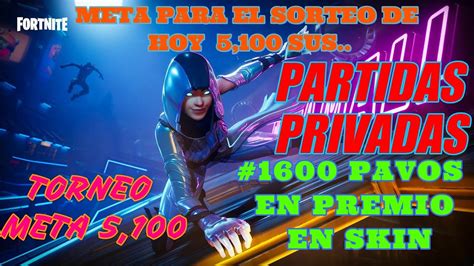 Partidas Privadas Torneo De Pavos Premios Skin Fortnite