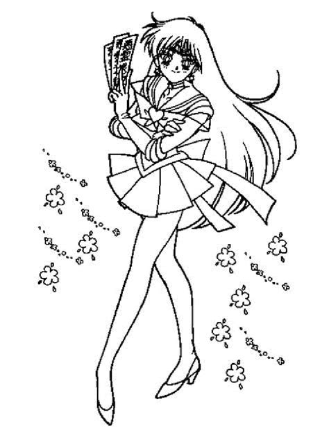 Coloriage Sailor Chibi Moon Chibiusa Tsukino télécharger et imprimer