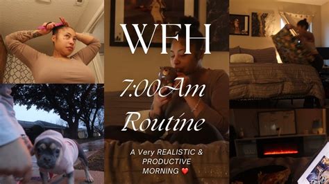 Wfh 7am Morning Routine Very Productive And Realistic Creating New Habits Youtube