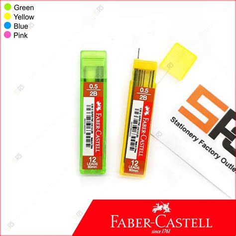 Jual Isi Pensil Mekanik Faber Castell 0 5mm Eco 2B Shopee Indonesia