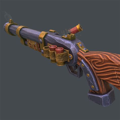 Artstation Stylized Shotgun