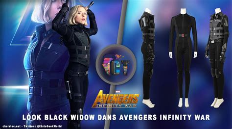 Look De Black Widow Natasha Romanoff Dans Avengers Infinity War