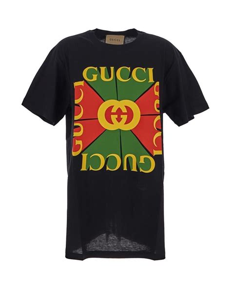 Gucci Logo T-shirt in Black | Lyst