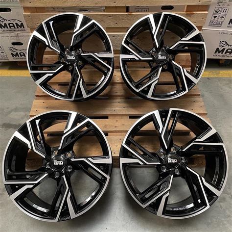 19 Zoll Alufelgen 5x112 MAM RS5 für Audi A3 8V A6 S6 4F 4G A8 4E Q2 GA